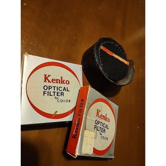 Lot Of Vintage Kenko UV Optical Filter For Color. 49.0s. New in Box - 2, Case - Picture 2 of 9